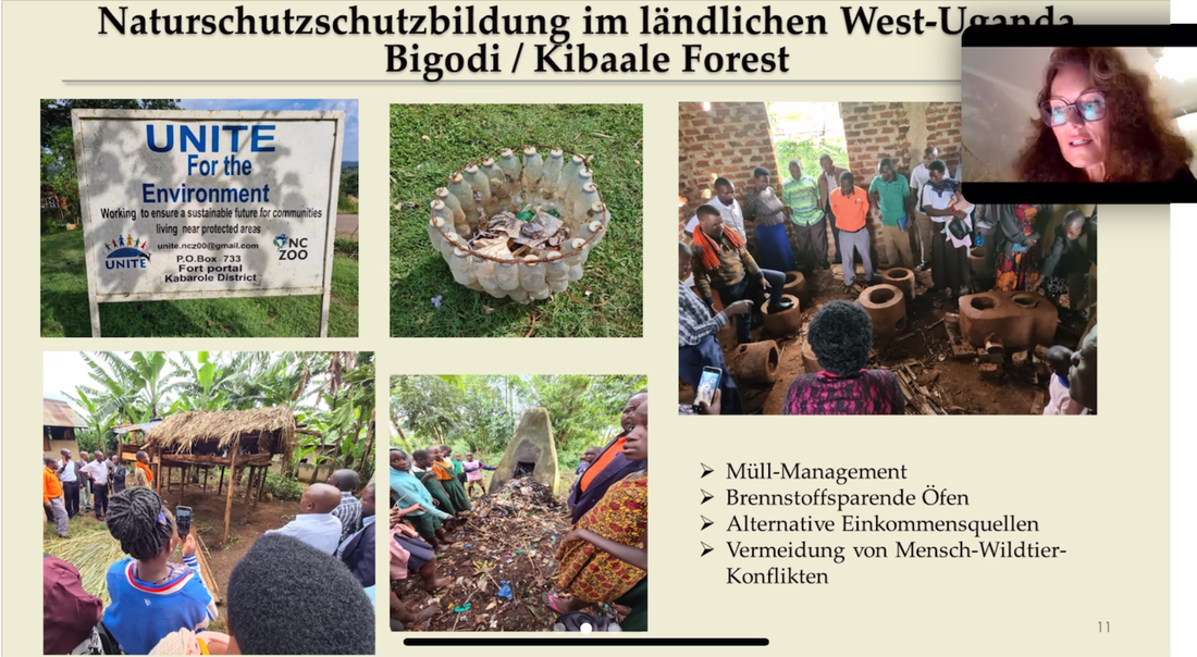 Dagmar Sawiwtowsky presents Conservation education in Uganda and the potential of ethnological perspectives at bundesverband der enthnolo*innen e.v. deutschland