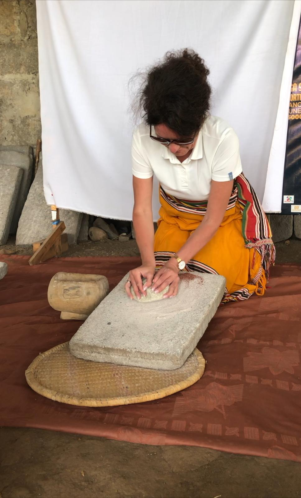 Dagmar Sawistowsky at Cultural Centre in Fort Portal
